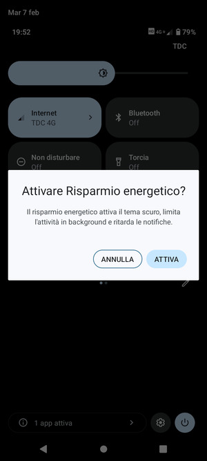 Seleziona ATTIVA