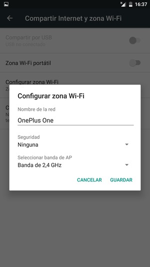 Seleccione Seguridad