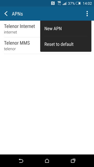 Select Reset to default
  
