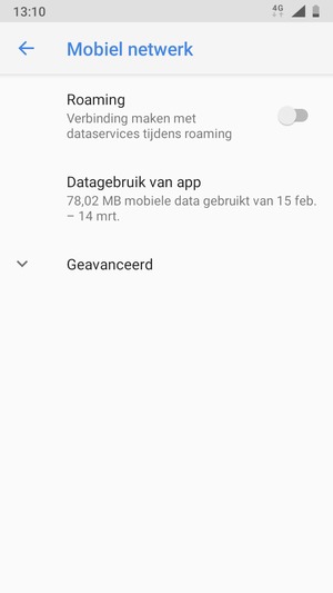 Selecteer Geavanceerd