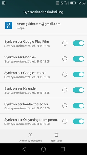 Dine kontakter fra Google vil nu blive synkroniseret til din smartphone