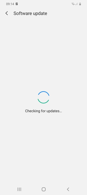 Wait for the search to finish