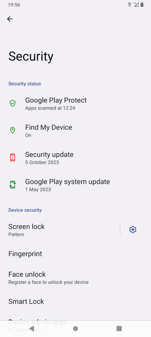 Your phone is now secure with a screen lock