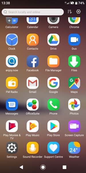 Scroll to and select Settings
