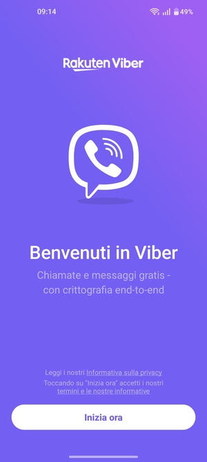 L'app è pronta per l'uso