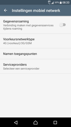 Selecteer Namen toegangspunten