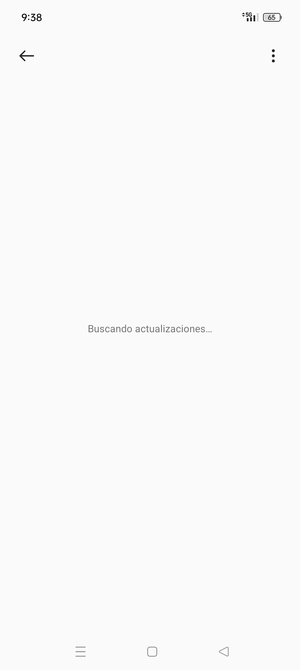 Espere a que la búsqueda termine