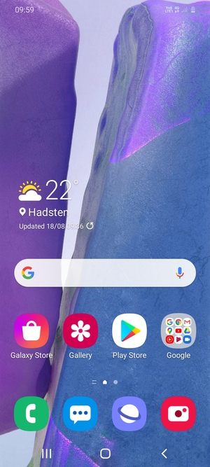Swipe up