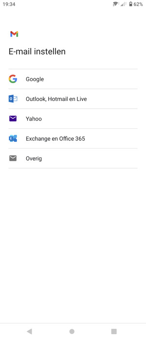 Selecteer Google