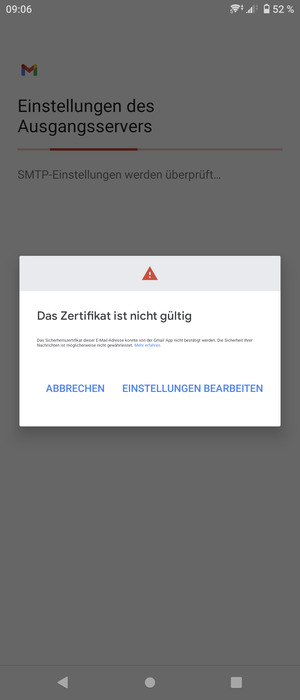 Wählen Sie EINSTELLUNGEN BEARBEITEN