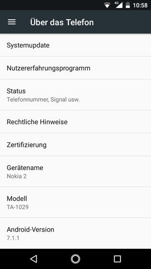 Wählen Sie Systemupdate