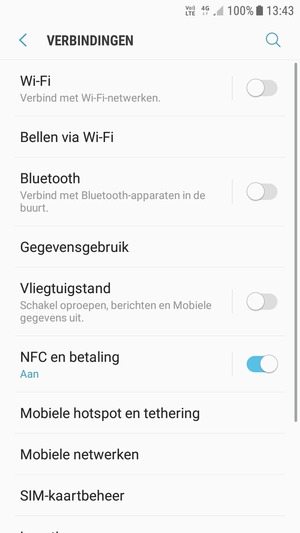 Selecteer Wi-Fi