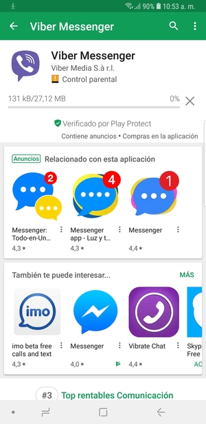 Espere a que el proceso de instalación finalice