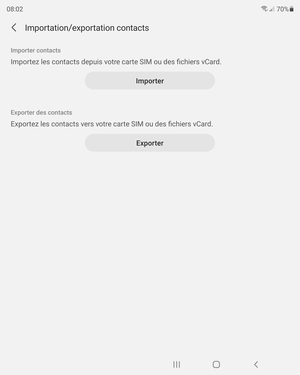 Sélectionnez Importer