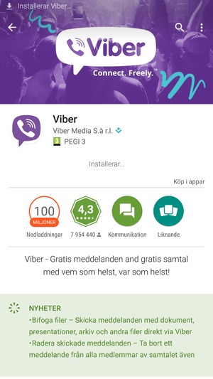 Vänta på att installationsprocessen avslutas