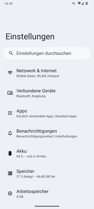 Wählen Sie Netzwerk &  Internet