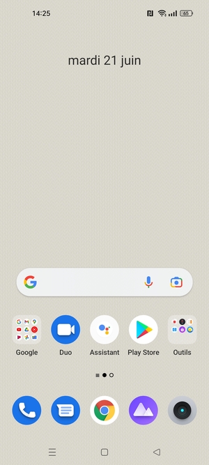 Sélectionnez Téléphone
