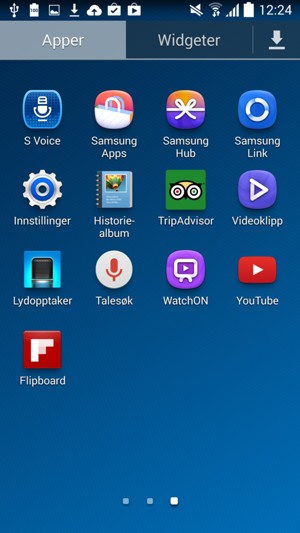 Bla til og velg Innstillinger