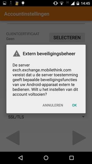 Selecteer OK