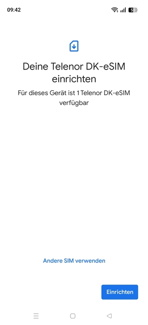 Wählen Sie Einrichten
