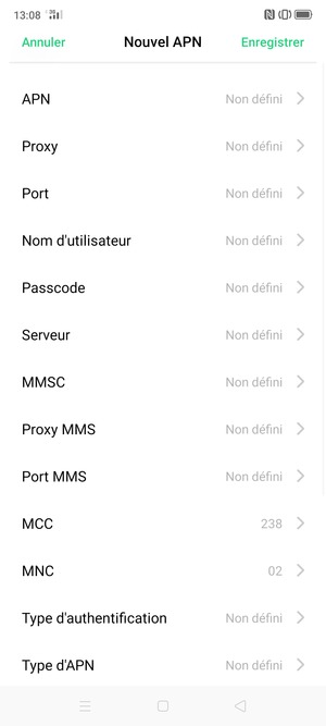 Sélectionnez Enregistrer