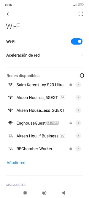 Seleccione la red inalámbrica a la que desea conectarse