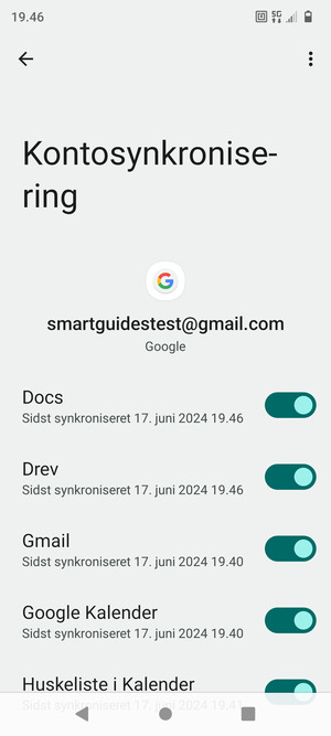 Vælg Menu-knappen