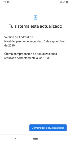 Seleccione Comprobar actualizaciones
