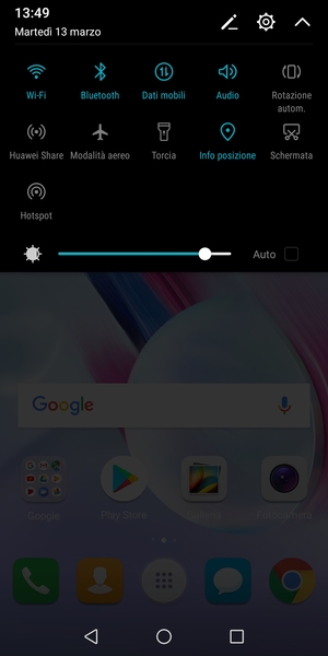 Disattiva Wi-Fi e Bluetooth