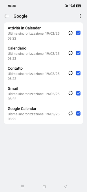 Seleziona il tasto Menu