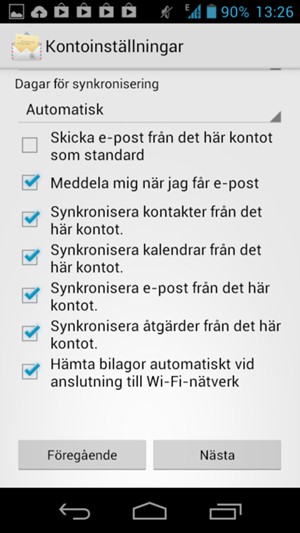 Välj Nästa