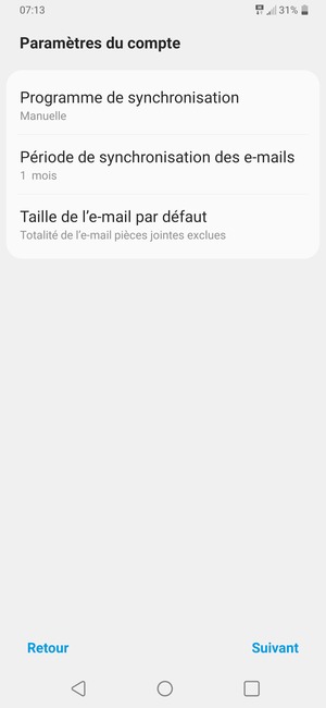 Sélectionnez Suivant