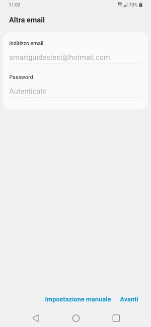 Seleziona Avanti