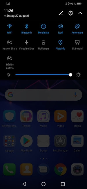 Stäng av Wi-Fi och Bluetooth