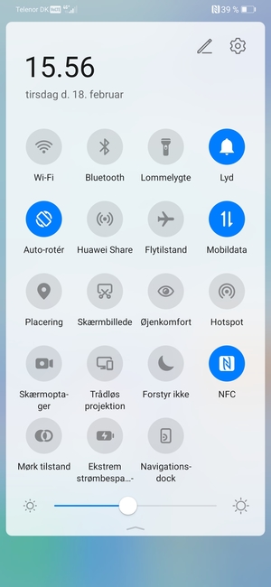 Vælg Indstillinger-knappen