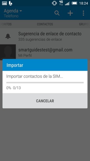 Espere a que finalice el proceso