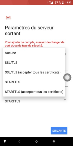 Sélectionnez Aucune