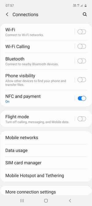 Select Wi-Fi