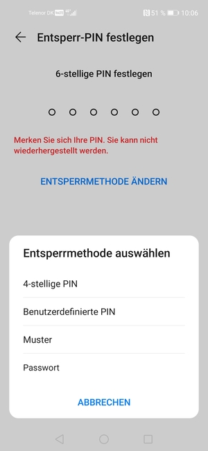 Wählen Sie Muster