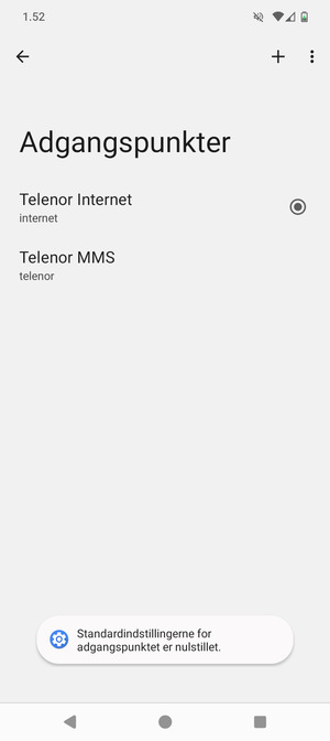 Vælg Nyt adgangspunkt
