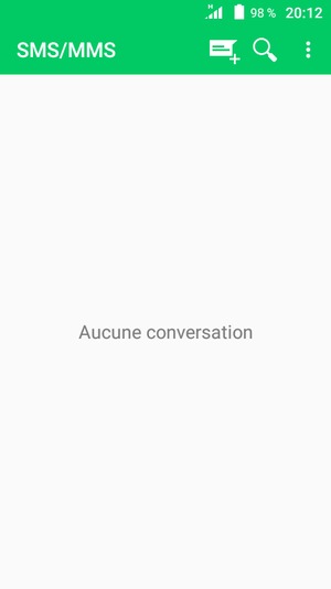Sélectionnez le bouton du Menu