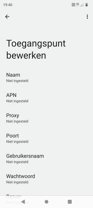Voer mms-gegevens in