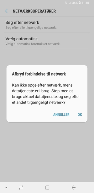 Vælg OK