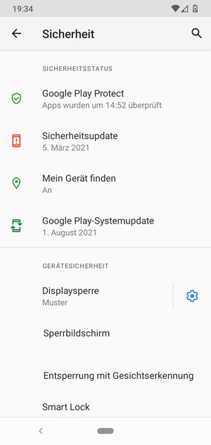 Ihr Handy ist jetzt mit einer Bildschirmsperre gesichert
