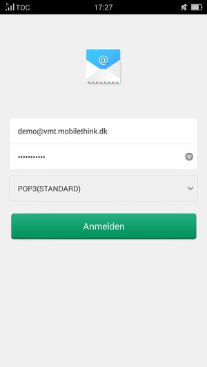 Geben Sie Ihre E-Mail-Adresse und Ihr Passwort ein