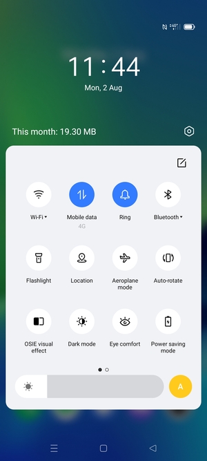 Turn on Power saving mode