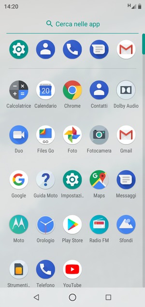 Seleziona Impostazioni
