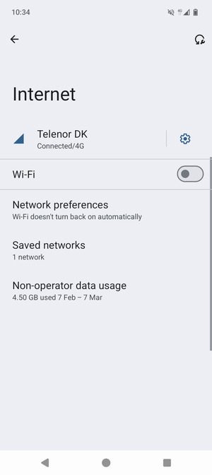 Turn on Wi-Fi