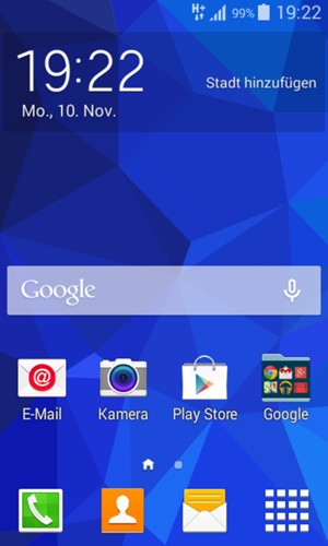 Wählen Sie Telefon