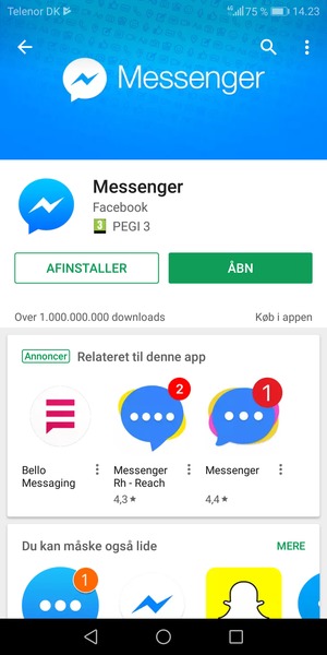 Vælg ÅBN